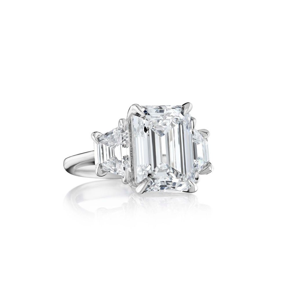 GIA CERTIFIED D FLAWLESS EMERALD CUT DIAMOND, 17 CARAT